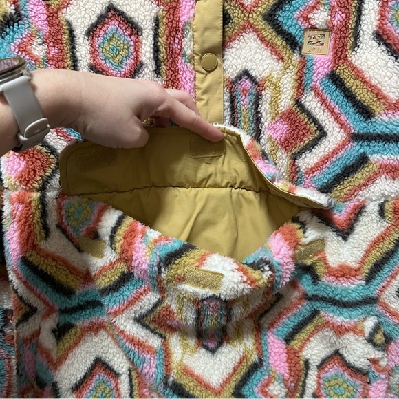 Billabong Adventure Division Switchback Pullover Half Snap Sherpa Fleece - Picture 5 of 8